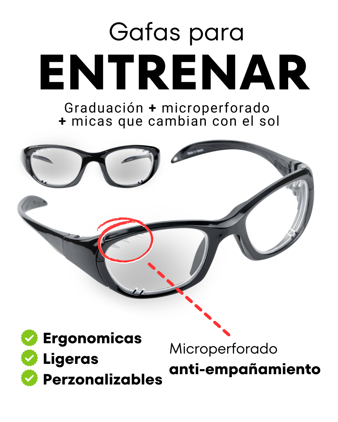 REC SPECS SLAM XL 30%AHORRO! GRADUADAS