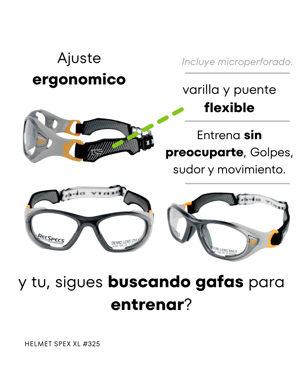 RecSpecs Premium Fotocromatico HELMET XL