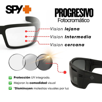 SPY Z87 ANSI progresivo  (negro)