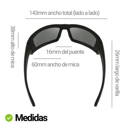 SPY Z87 ANSI POLAR (negro)