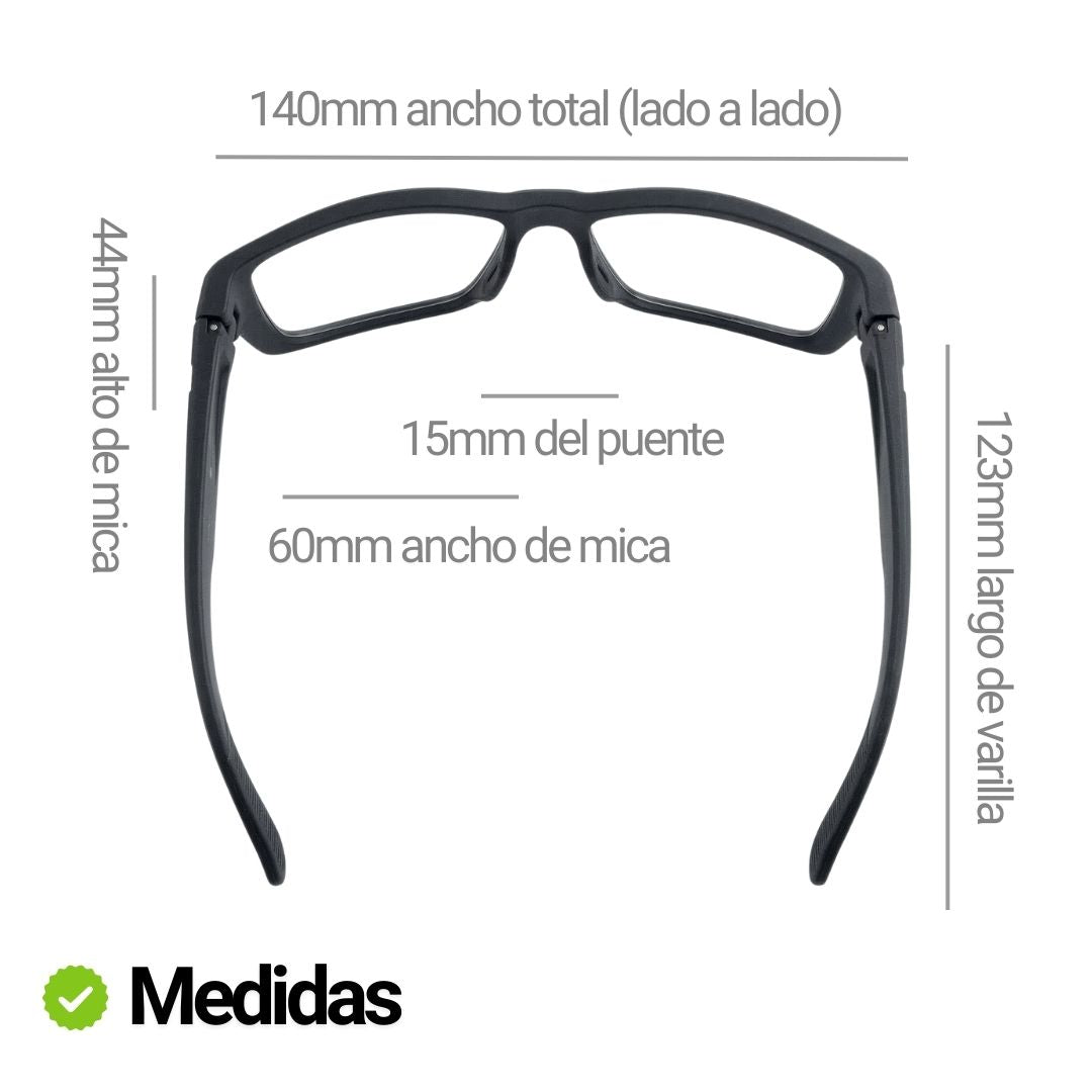 SPY Z87 ANSI progresivo  (sport black gray)