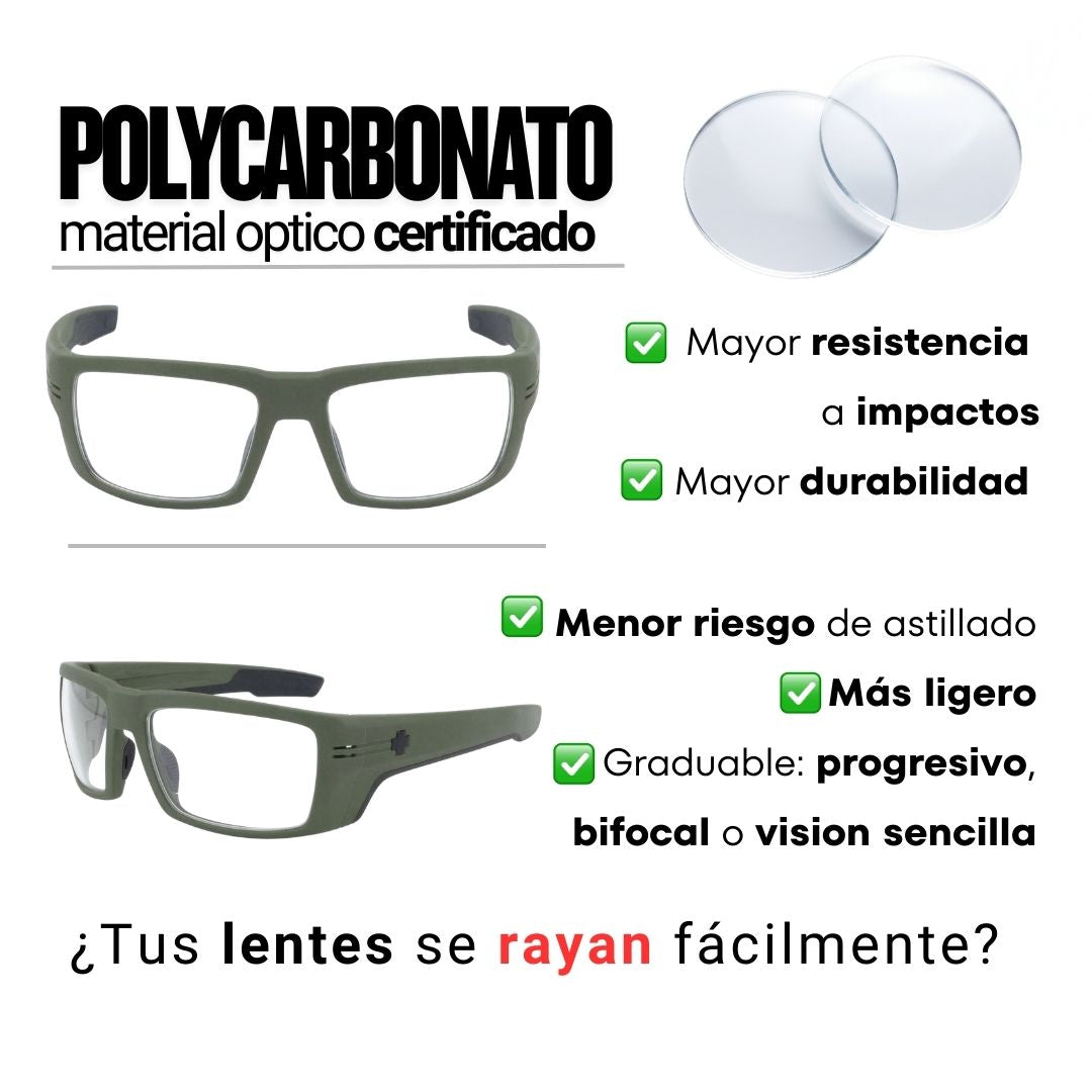 SPY Z87 ANSI progresivo  (negro)