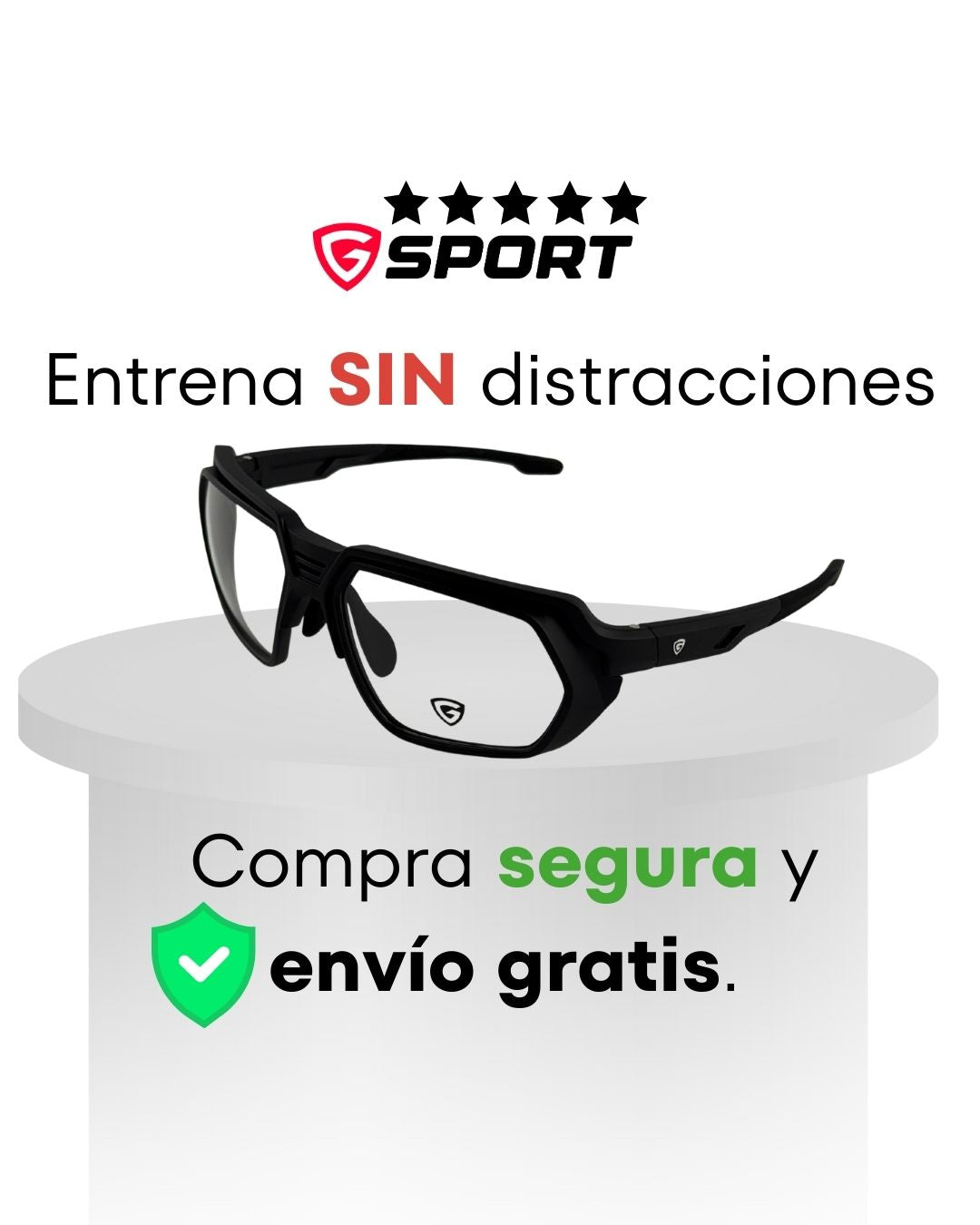 Gafas Deportivas Giosports PROGRESIVAS de alto impacto GS0002-001
