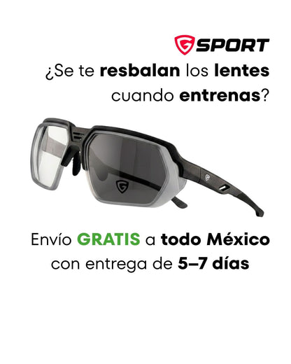 Gafas Deportivas Giosports fotocromáticas PROGRESIVAS de alto impacto G50002-010