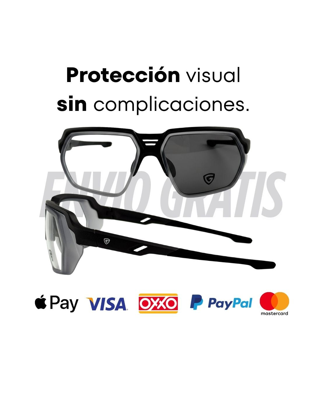 Gafas Deportivas Giosports fotocromáticas PROGRESIVAS de alto impacto G50002-010