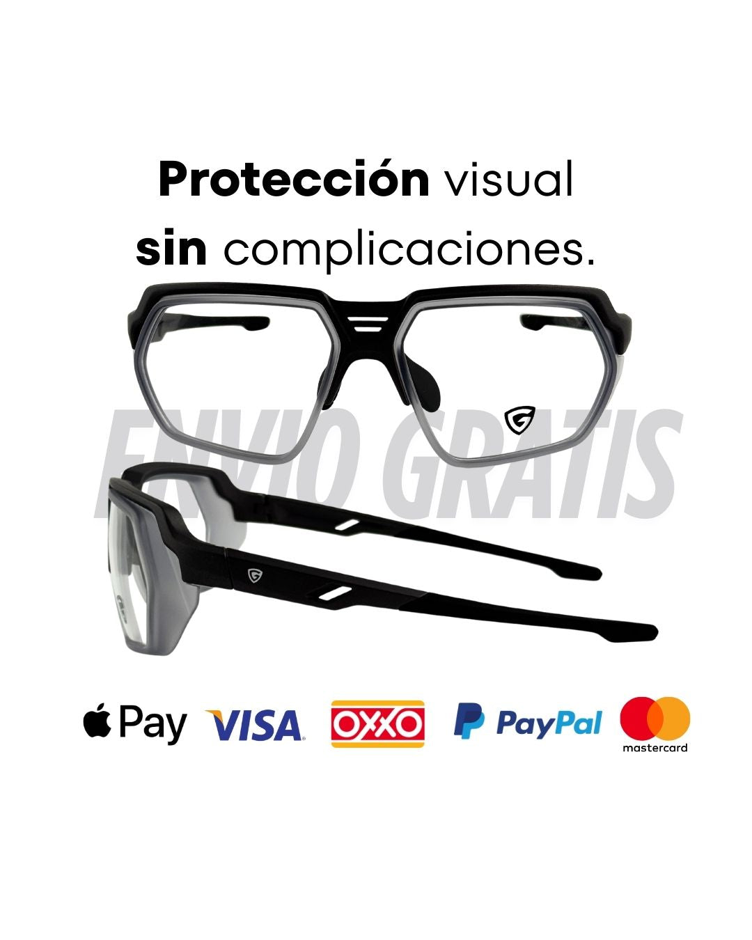 Gafas Deportivas Giosports PROGRESIVAS de alto impacto G50002-010