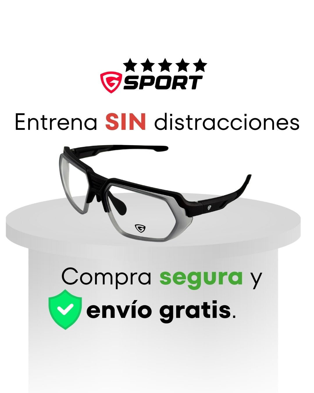 Gafas Deportivas Giosports PROGRESIVAS de alto impacto G50002-010