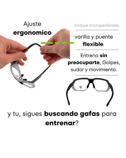 Gafas Deportivas Giosports PROGRESIVAS de alto impacto G50002-010