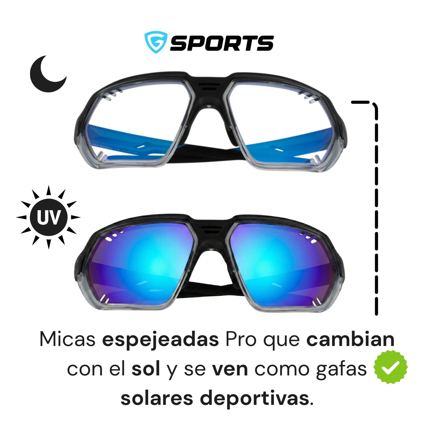 GioSports Espejeadas PRO Graduado