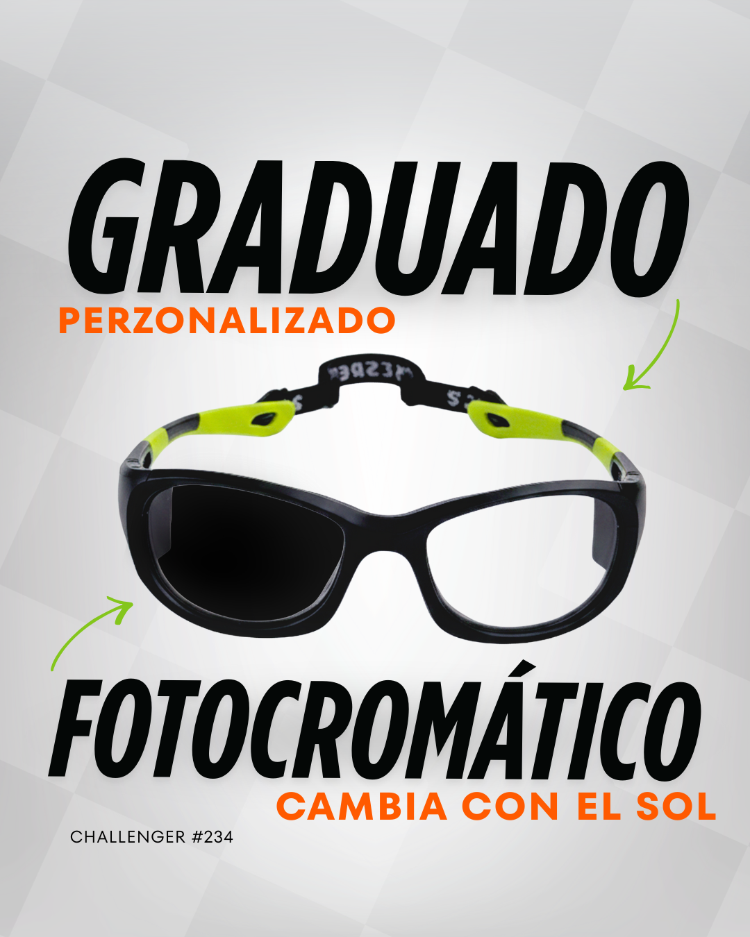 REC SPECS CHALLENGER 234 30%AHORRO! FOTOCROMATICAS GRADUADAS