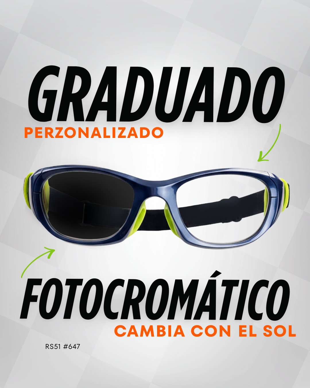 REC SPECS RS-51 647 30%AHORRO! FOTOCROMATICAS GRADUADAS