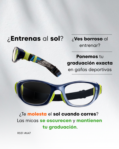 REC SPECS RS-51 647 30%AHORRO! FOTOCROMÁTICO SIN GRADUACIÓN