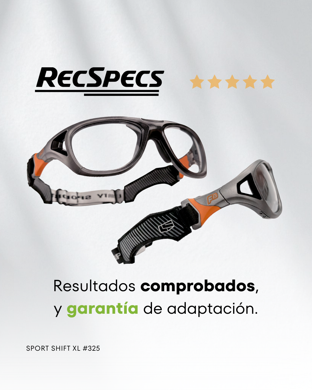 Gafas Deportivas PROGRESIVAS FOTOCROMATICAS de Alto Impacto | RecSpecs XL