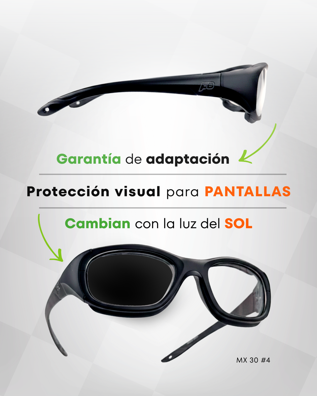 REC SPECS MAXX MX 30 4 30%AHORRO! FOTOCROMATICAS GRADUADAS