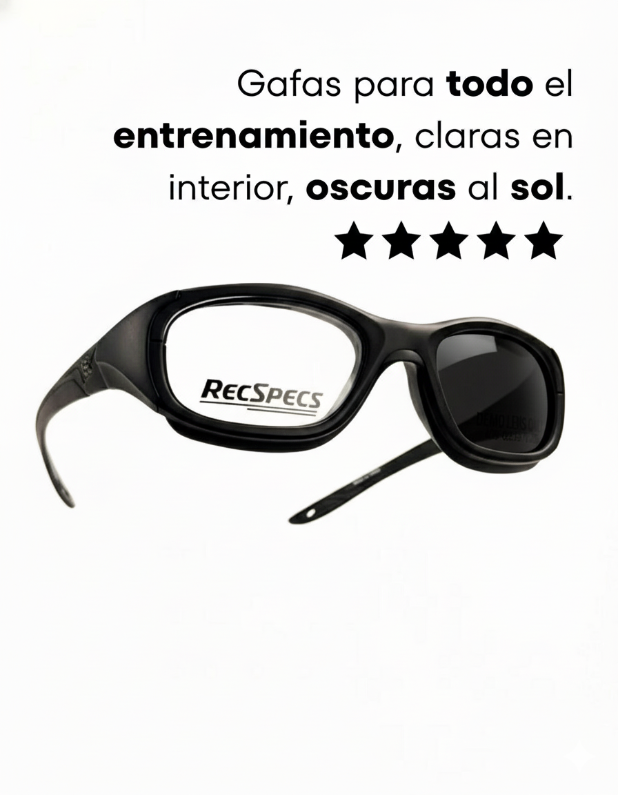 REC SPECS SLAM XL 30%AHORRO! GRADUADAS + FOTOCROMATICAS