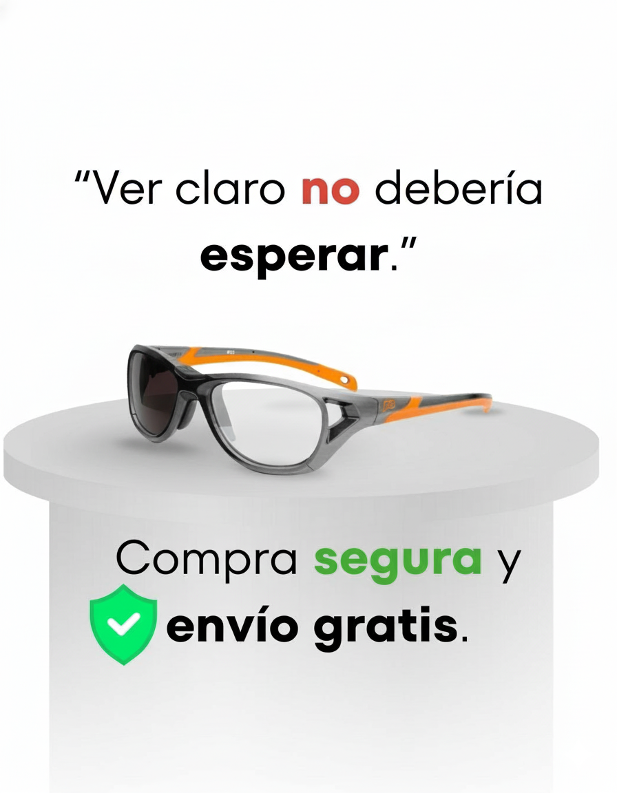 Gafas Deportivas PROGRESIVAS FOTOCROMATICAS de Alto Impacto | RecSpecs XL