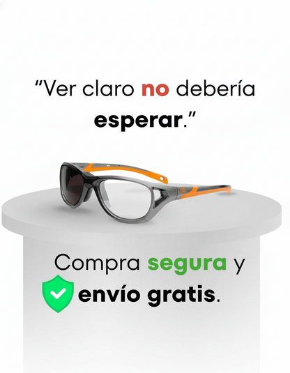 Gafas Deportivas PROGRESIVAS FOTOCROMATICAS de Alto Impacto | RecSpecs XL